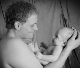 Santina Baby mit Papa SW