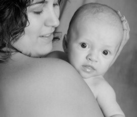 Santina Baby mit Mama Studio sw