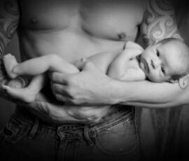 Santina Art Photographie | S/W Babyfoto Santina Bregenz