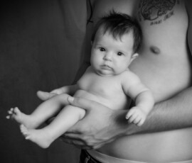 Santina Art Photographie | Schwarz/Weis Foto Baby Santina Bregenz