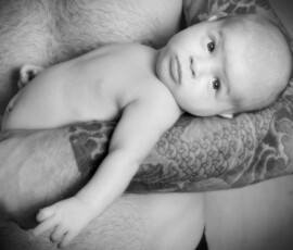 Santina Baby 5 Wochen SW Studio Junge